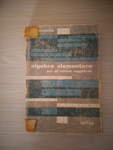 Libro algebra elementare - libro,