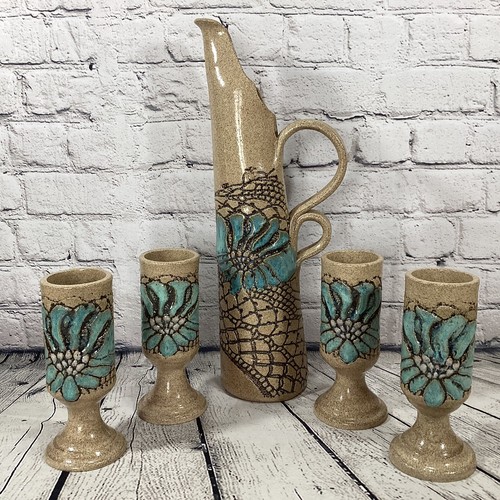 Art pottery brocca vino - pottery,