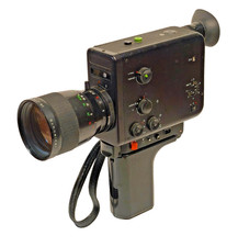 Braun Nizo S801 Black S8mm Movie Camera con Variogon 1.8/7-80mm Lens No.1196469