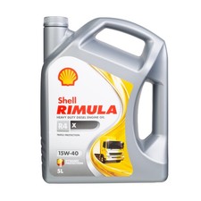 Shell 550044852 Rimula R4 X 15W-40 5Ltr Olio Motore Diesel Resistente Confezione da 3