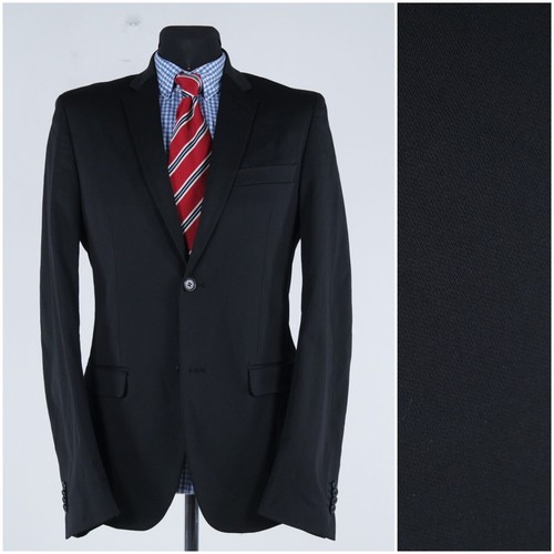 Blazer nero uomo 38l - nero,