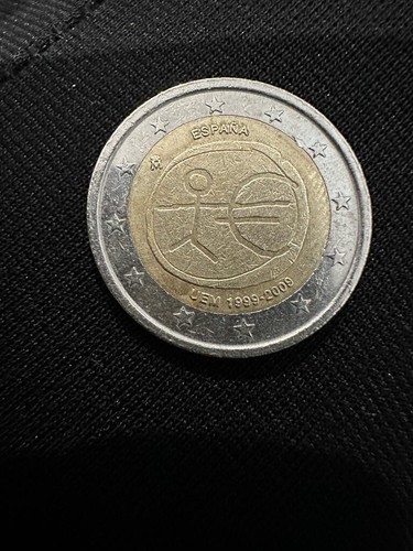 Moneta euro españa rara uem - moneta,