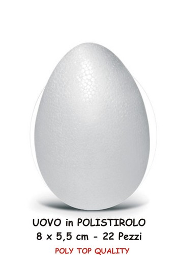 Uova polistirolo 5 cm - uova, 5,5