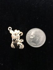 Calza natalizia placcata oro