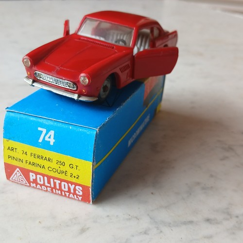 Politoys plastica ferrari 250 - politoys,