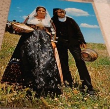 Cartolina Costumi Sardi Uri Sassari Anni 70