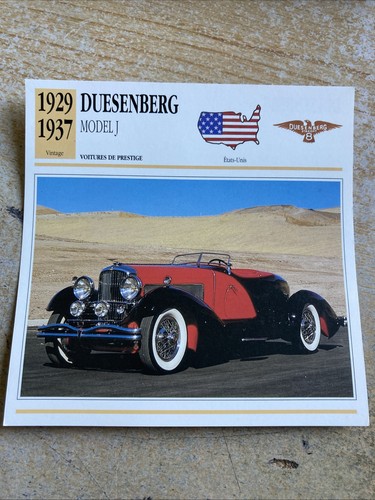 Dusenberg model 1929 - j, 1937