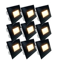 Kit 9 faretti segnapasso LED