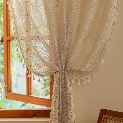 Boho tende pizzo pollici - boho, 90