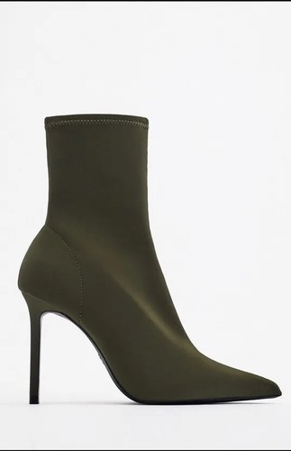 Zara stivaletti tacco - stivaletti,