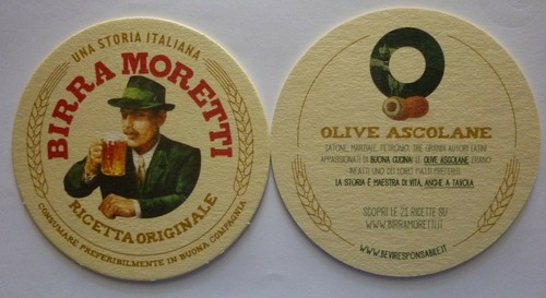Moretti sottobicchiere birra - moretti,
