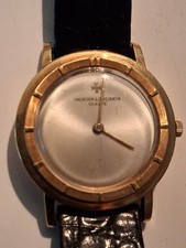 Orologio Vacheron Costantin da Donna Anni 50 con Cinturino Nero Nuovo Originale 
