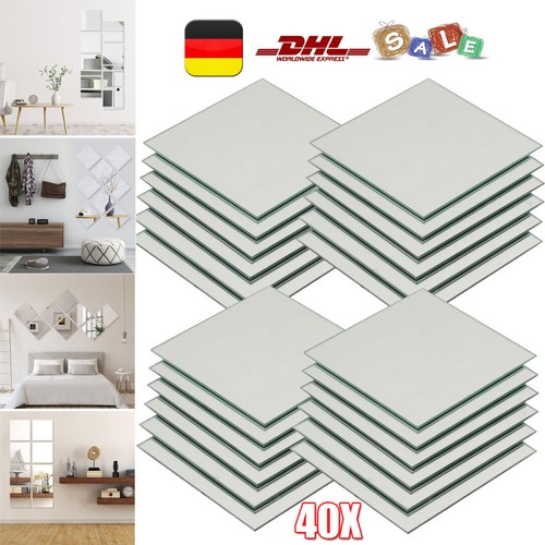 Set 40pcs piastrelle specchio - 40pcs,