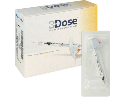 Siringa 3dose orange per - 1, ml