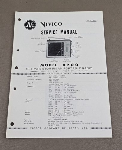 Radio portatile nivico modello - portatile,