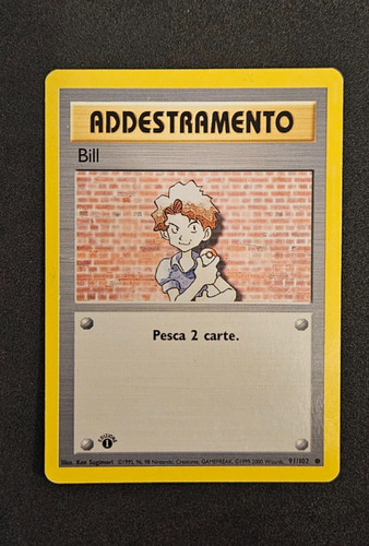 Carta pokemon bill 102 - bill, 91/102