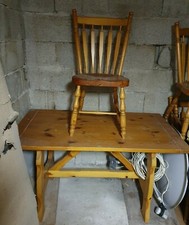 Tavolo legno massello + 4 sedie