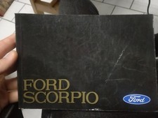 LIBRETTO USO E MANUTENZIONE Ford Scorpio ORIGINALE 1 EDIZIONE service book 1988
