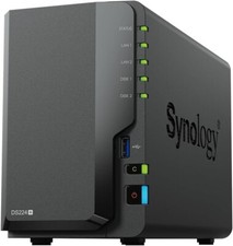Synology DiskStation DS224+ NAS Server Desktop Archiviazione 2 Vani Gigabit LAN