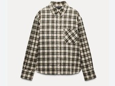 ZARA Camicia di flanella a