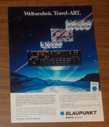 Rara pubblicità blaupunkt - pubblicità,