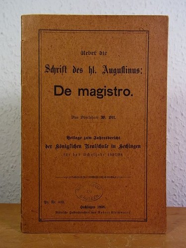 über die schrift des - Über,