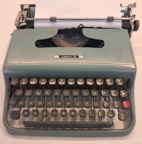 Olivetti lettera azzurra - olivetti,