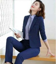 Tailleur completo donna blu