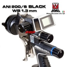 ANI 200/S Black WB 1,3 ø Pistola A Spruzzo Con Manometro Digitale TMD1 Spray gun