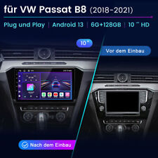 6+128GB per VW Passat B8 2015-2021 Android 13 Autoradio Carplay Navi WIFI 8 core