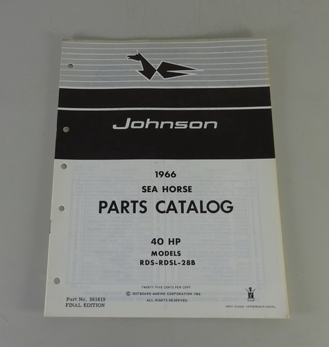Catalogo parti omc johnson - omc,