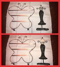 Manichino espositore porta collane e espositore porta orecchini come NUOVI