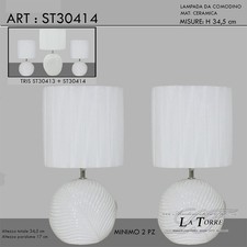Lampada da tavolo coppia di