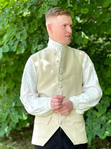 Gilet uomo coloniale bianco
