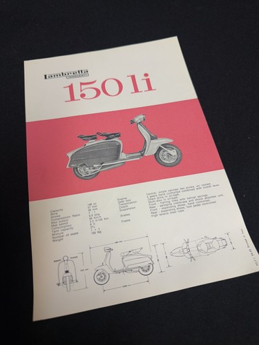Foglietto lambretta originale - lambretta,