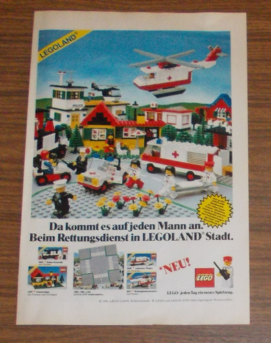 Rara pubblicità lego legoland - lego,