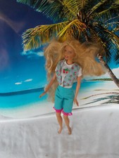 Barbie Puppe, mit hellblauer