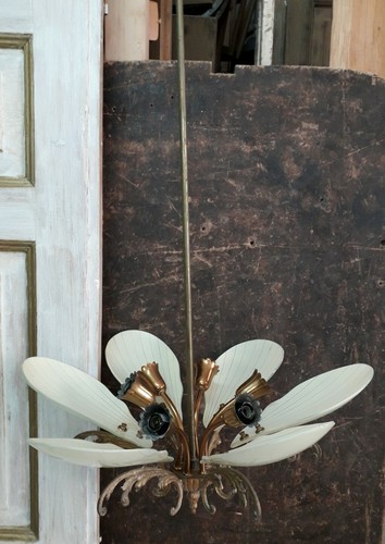 Lampadario vintage molto - lampadario, raro