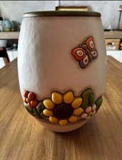 Vaso Country Girasole Fiori Farfalla Grande Thun 20,1x21,7x26,2 Diam 15,5 