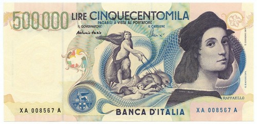500000 lire banca italia - lire,