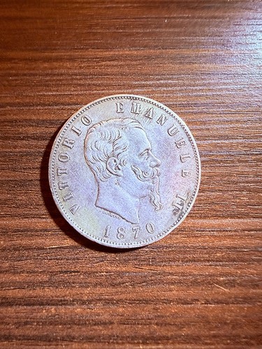 Moneta vittorio emanuele ii - -,