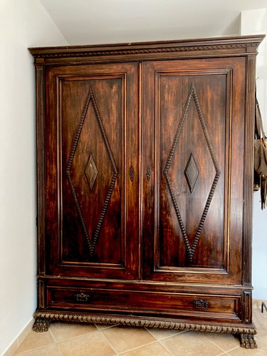 Armadio antico grande legno - antico,