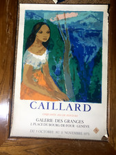 locandine mostre d'arte    Caillard 1972