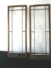 2 finestre antiche, vetri
