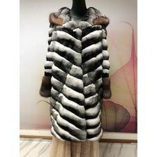 Cappotto donna cincillà con