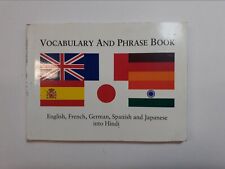 Vocabolario e frasario - Inglese, francese, tedesco,spagnolo, giapponese e hindi