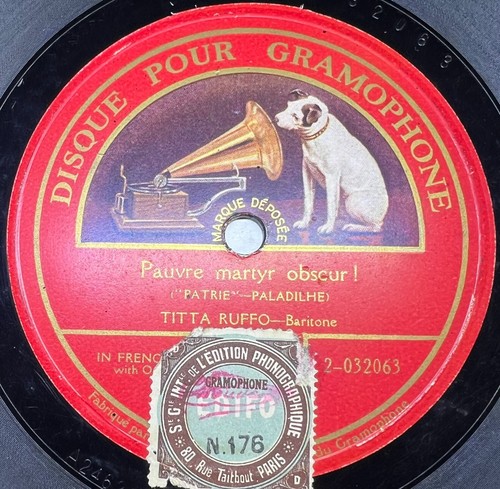 Titta ruffo pauvre - titta, (paladilhe)