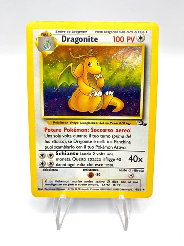 Carta pokémon dragonite holo - carta,