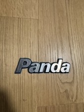 Logo Fiat Panda. Portellone Posteriore. Usato