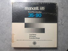 Bobina nastro Maxell UD 18 cm con nastro originale Maxell UD TEAC AKAI REVOX #29
